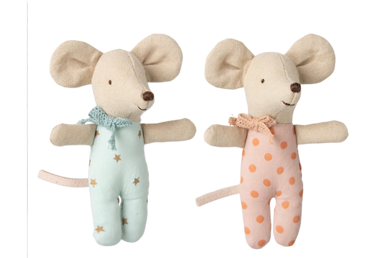 Sleepy Wakey Baby Mouse in a Matchbox