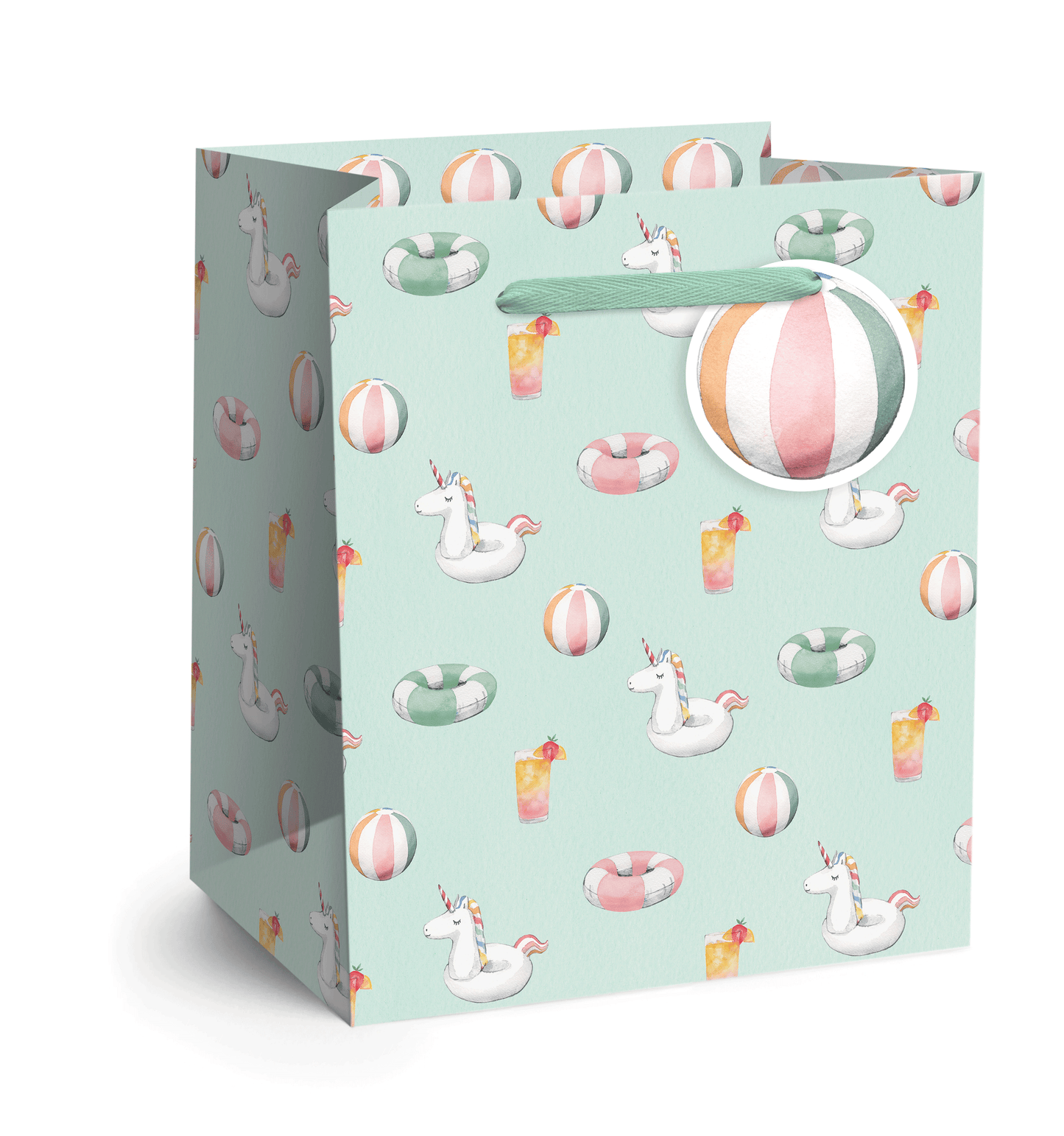 Pool Party Summer Gift Bag + Tag