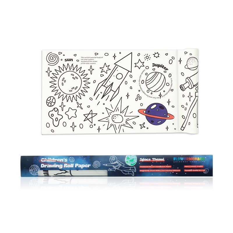 Flower Monaco Coloring Rolling Paper - SPACE