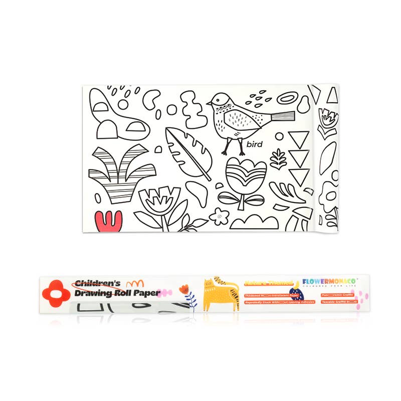 Flower Monaco Coloring Rolling Paper - NATURE