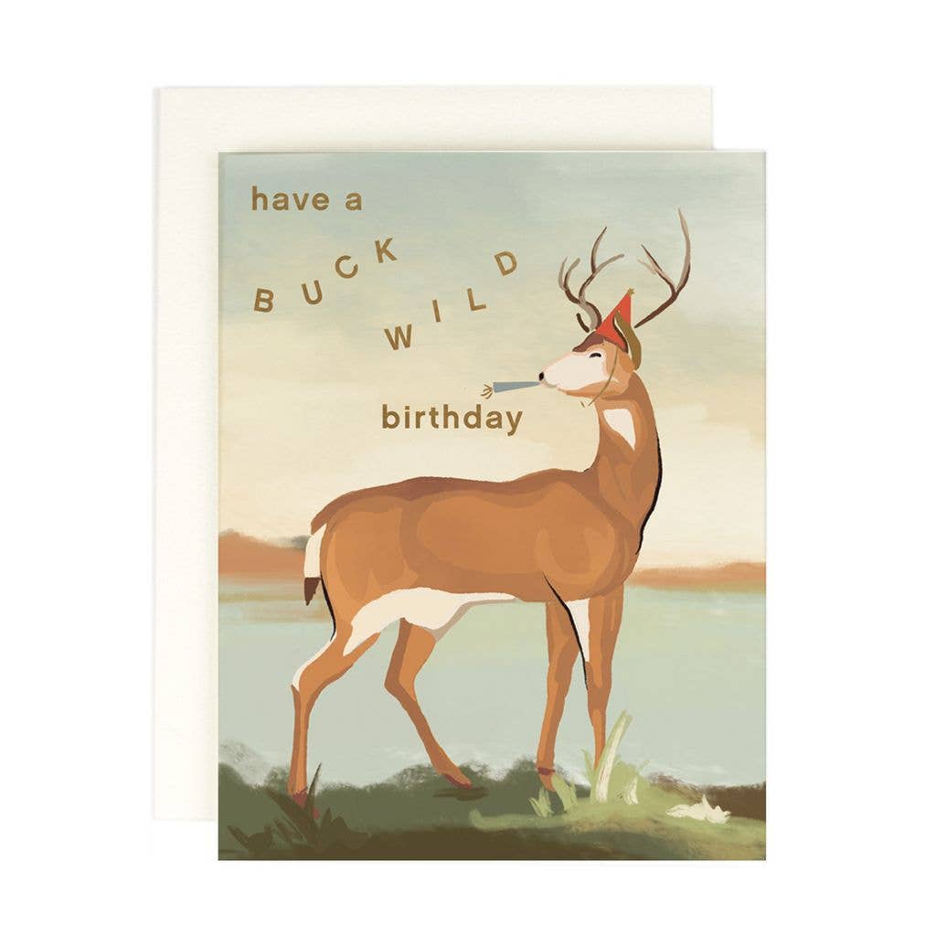Buck Wild Birthday: Single card
