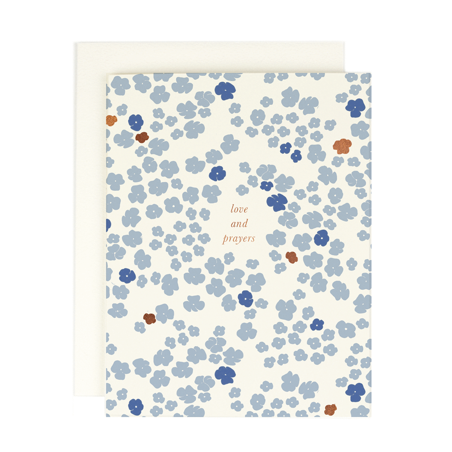 Love and prayers: Single card