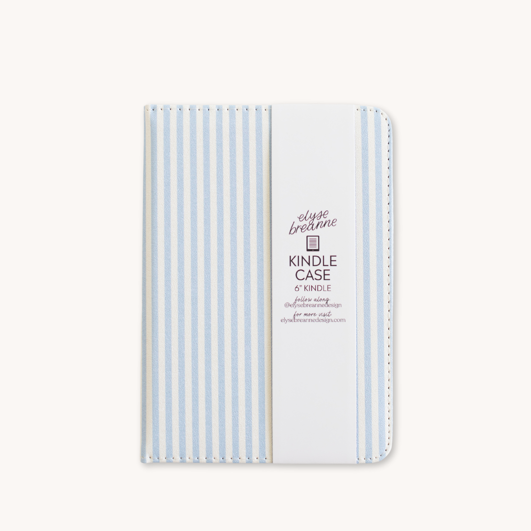 Blue Stripe Kindle Case