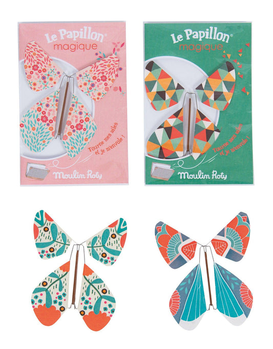 Display box of 36 asstd Magic Butterflies - Recreational Activity - Moulin Roty