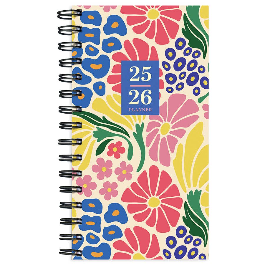 Floral Medley Weekly Monthly Planner 2025-2026