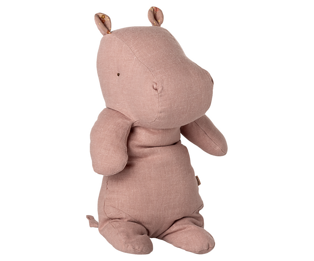 Safari friends, Hippo, Medium- Light Rose