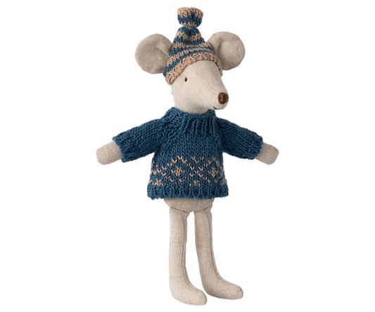 Knitted hat and sweater - Dad Mouse