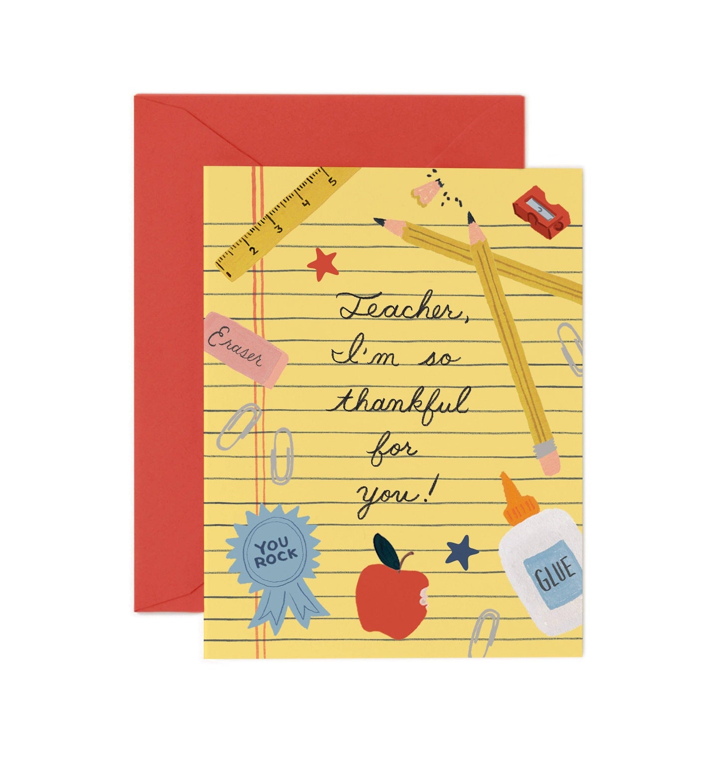 Thankful For Teacher Card