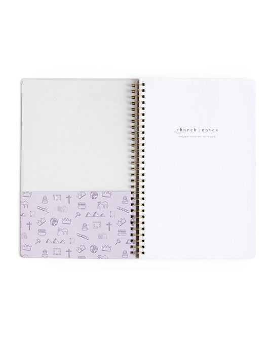 Church Notes Co. Lilac Church Notes Notebook