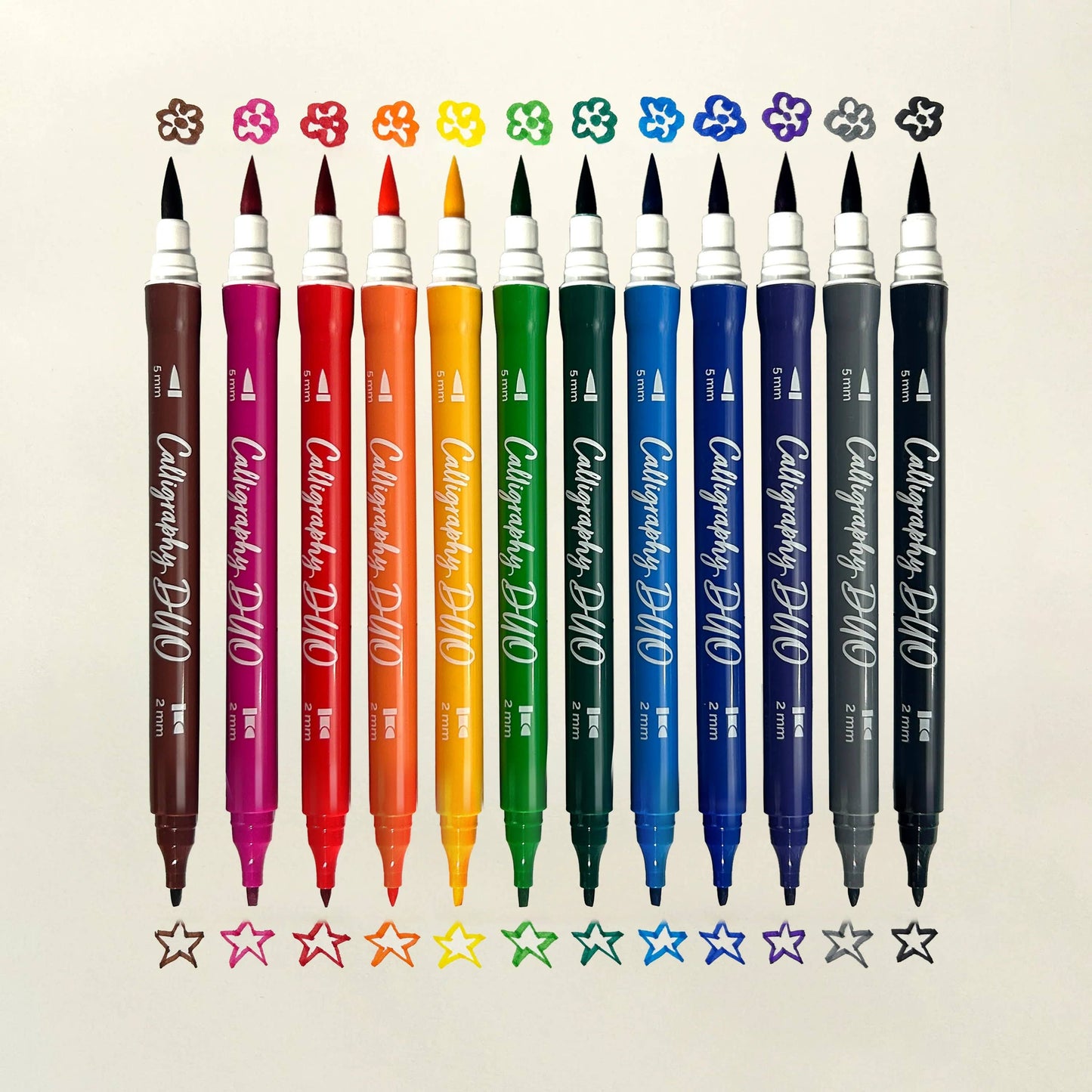 Calligraphy Duo: Double-Ended Markers