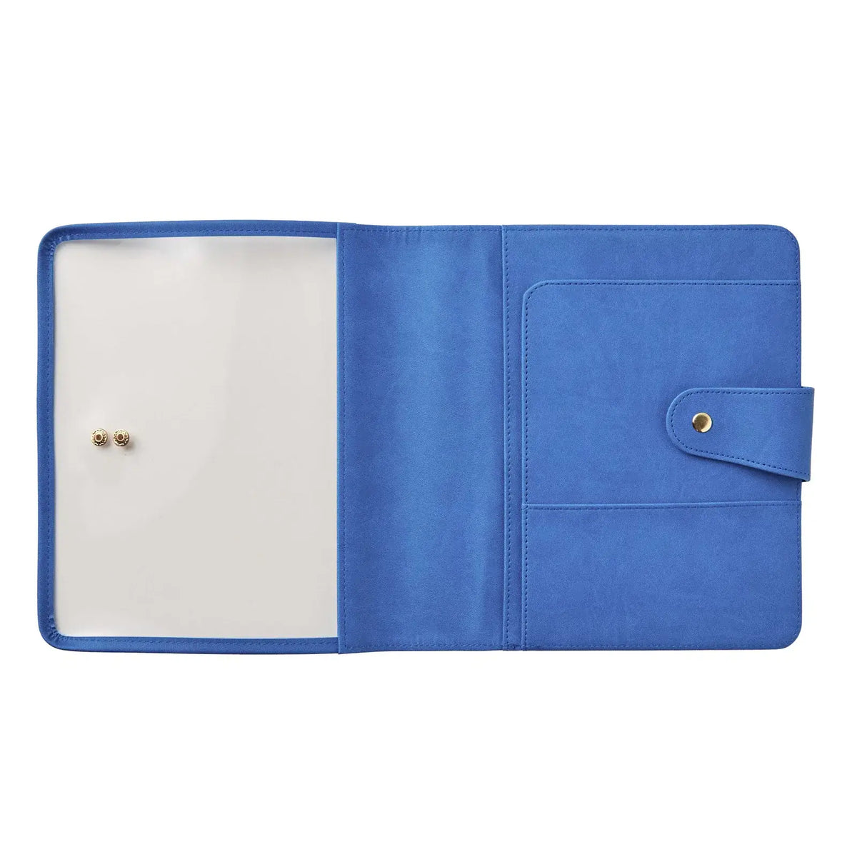 7x9 Clear Planner Folio - Royal Blue
