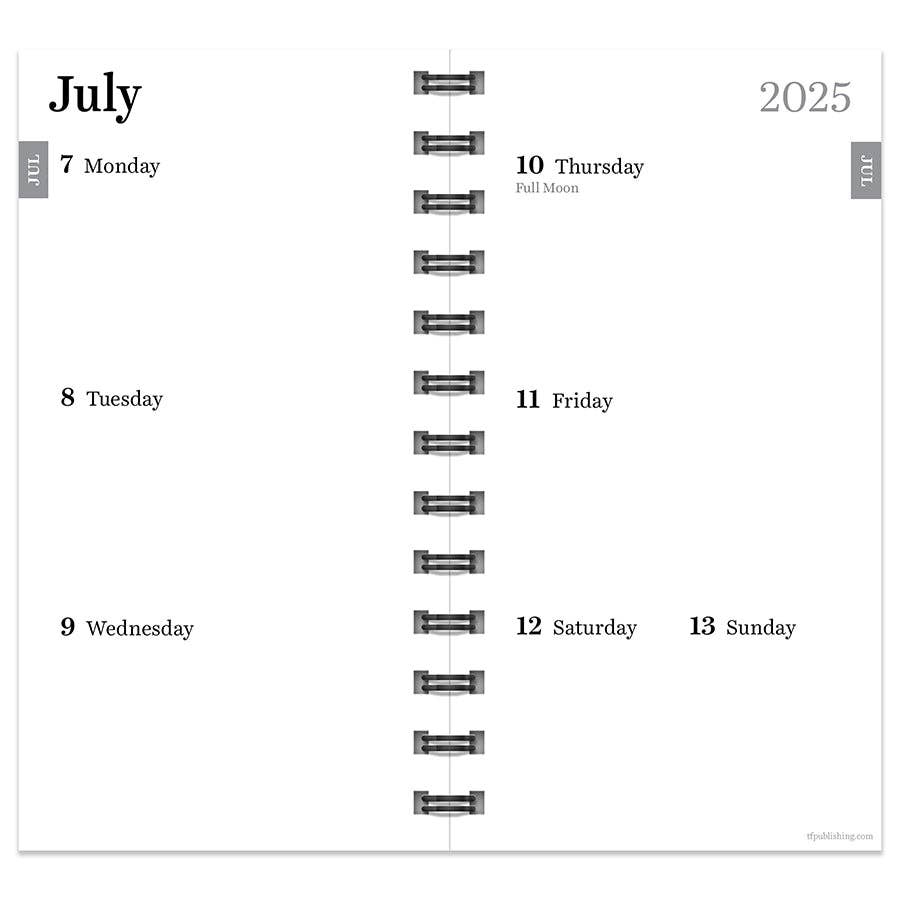 Floral Medley Weekly Monthly Planner 2025-2026