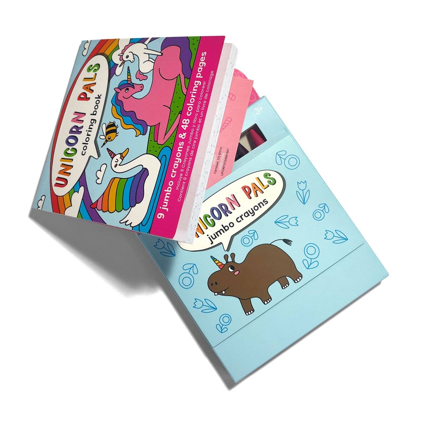 Carry-Along Coloring Book Set - Unicorn Pals