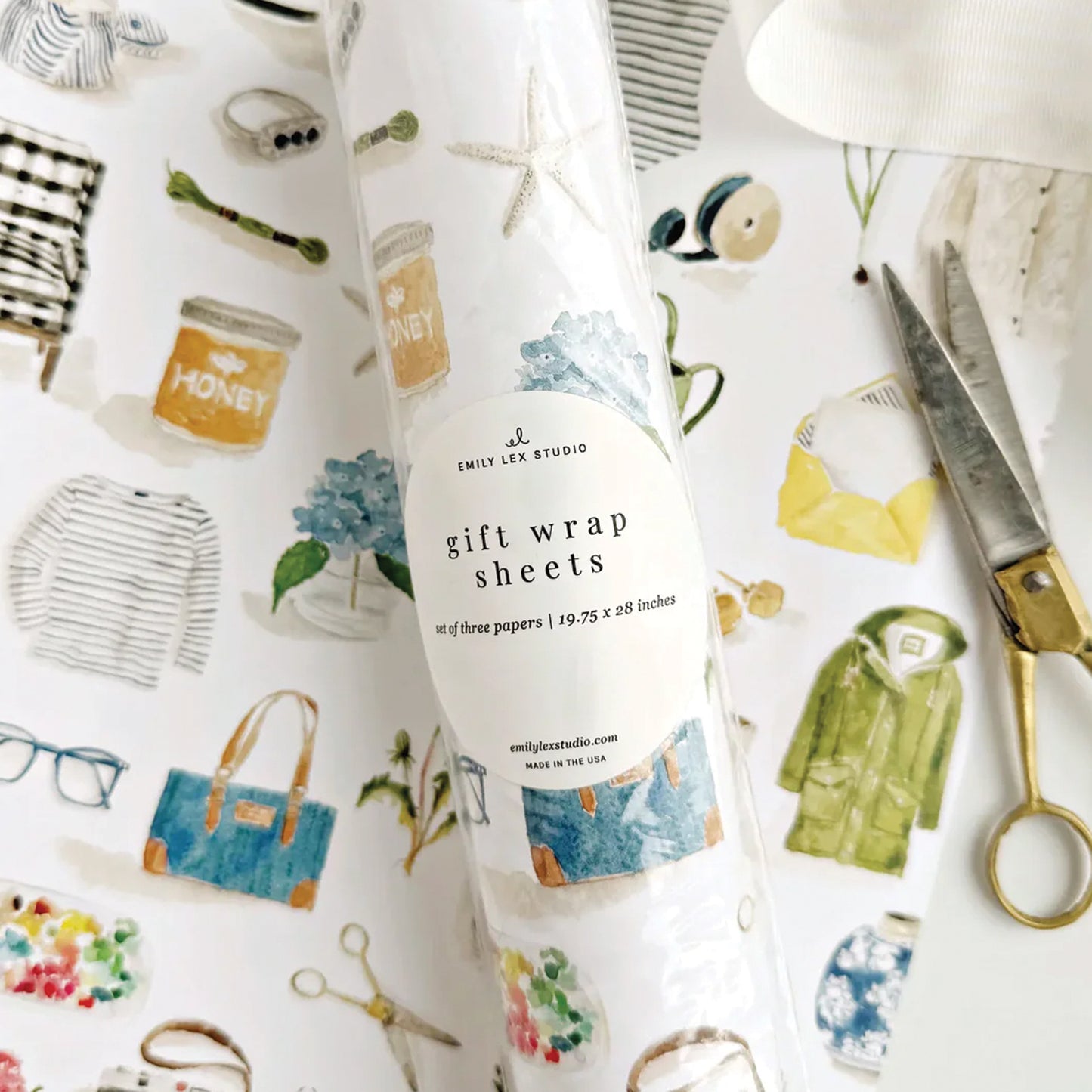 Emily Lex Studio Everyday Things Gift Wrapping Paper