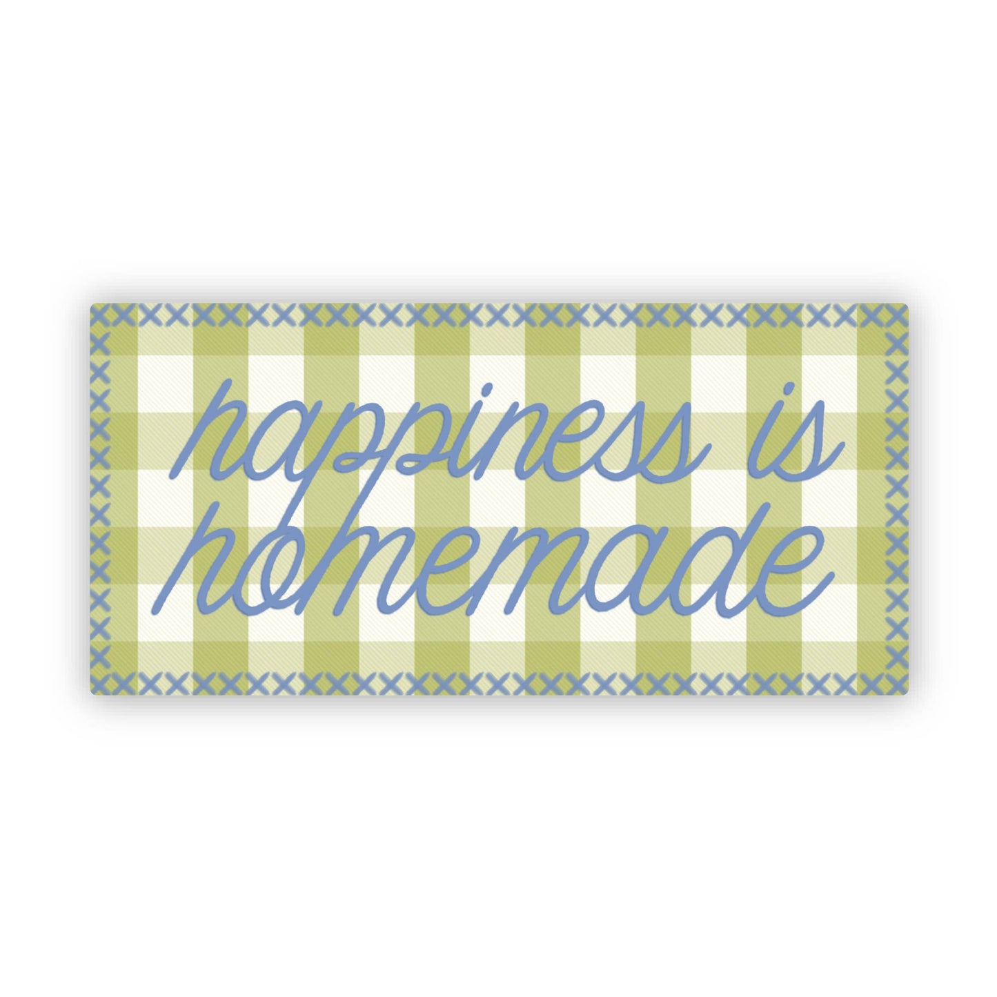 Happiness is Homemade Sticker 3.3x1.6in