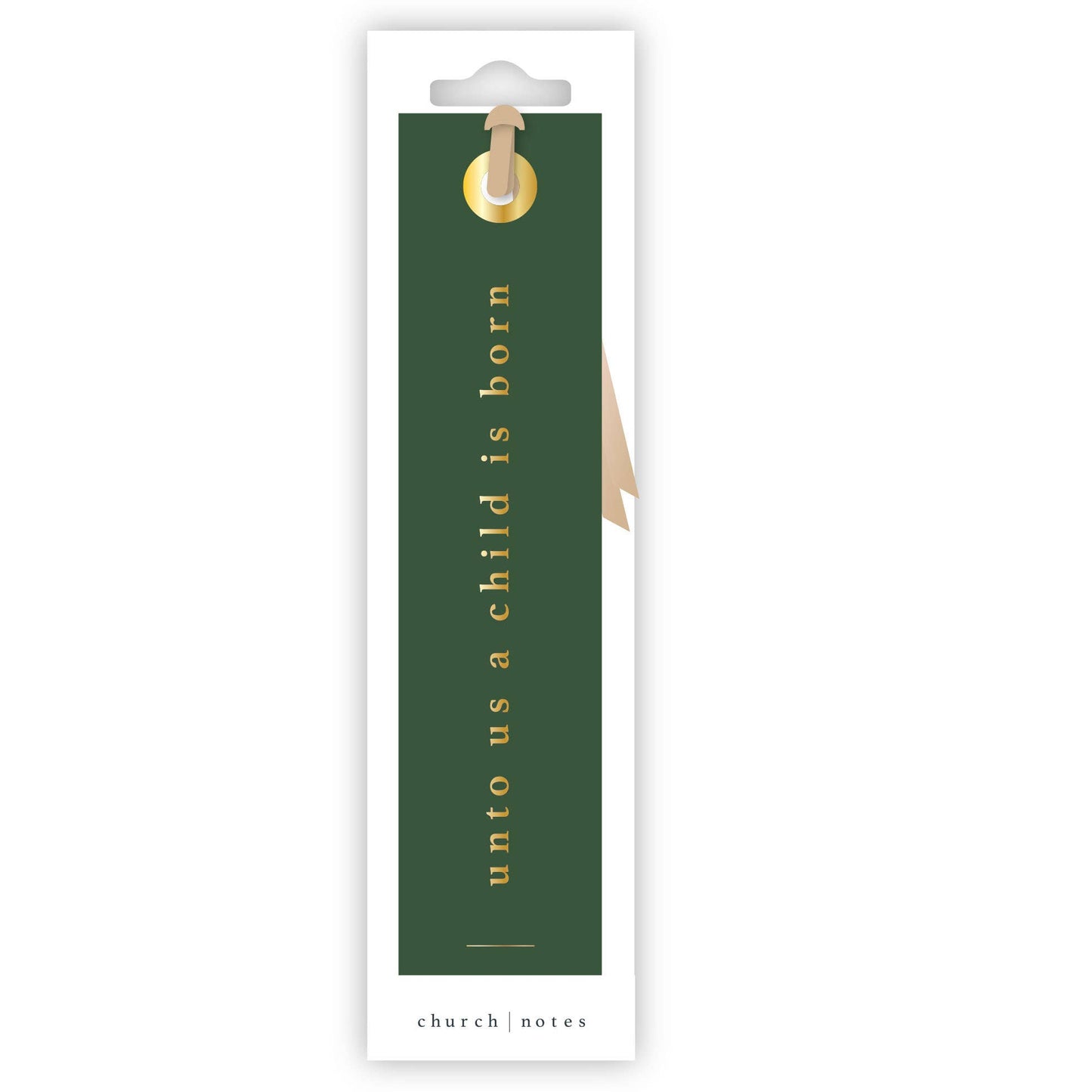 Church Notes Co. "Unto Us A Child is Born" Scripture Bookmark