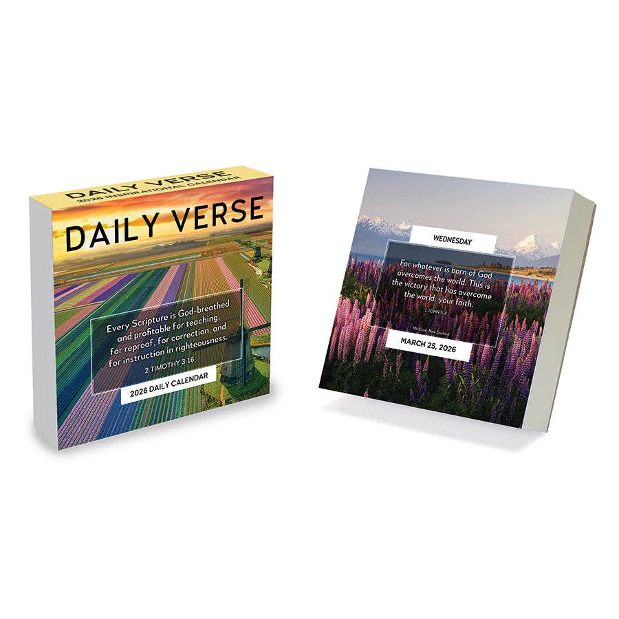 2026 Daily Verse Daily Desktop Calendar