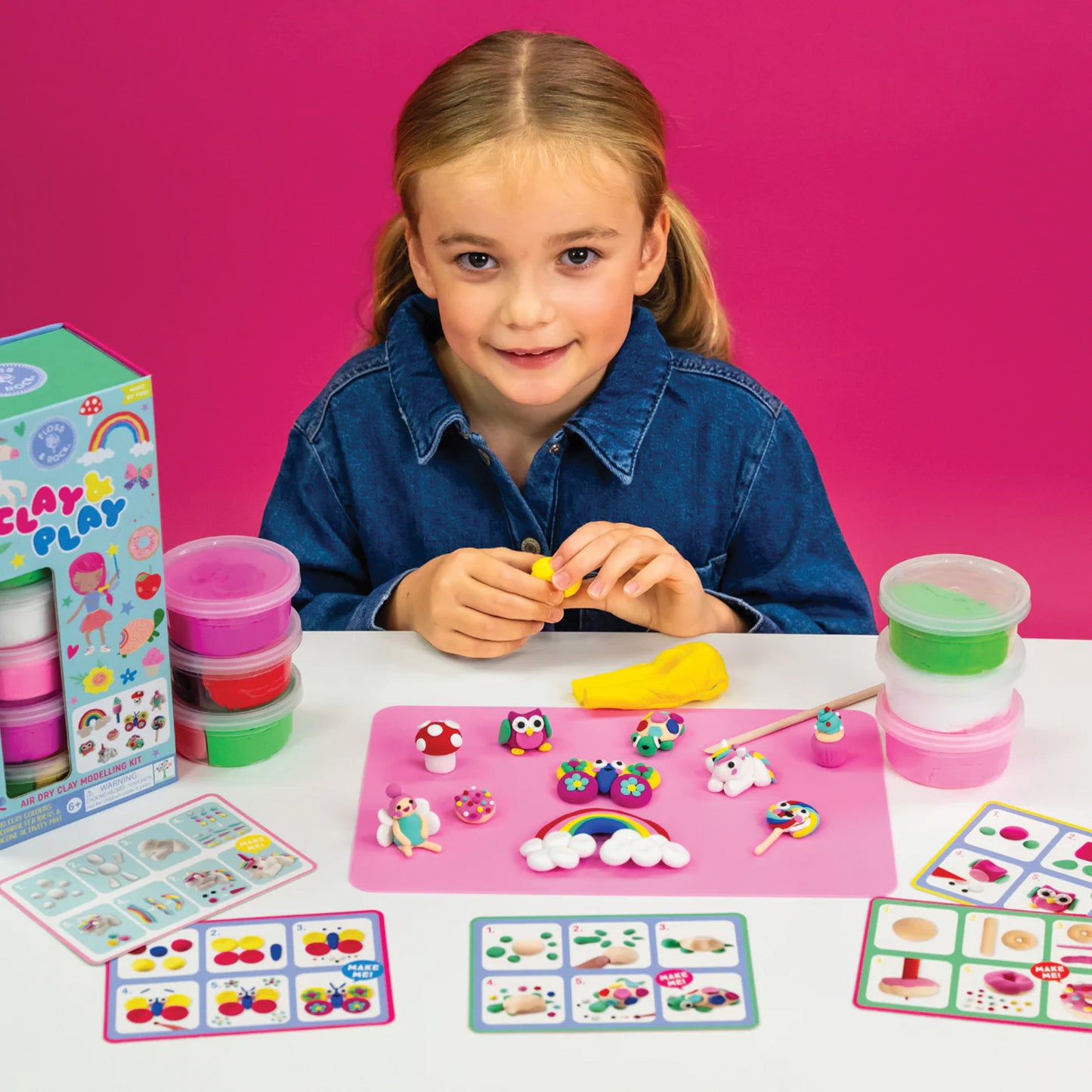 Floss & Rock Rainbow Fairy Clay & Play Set