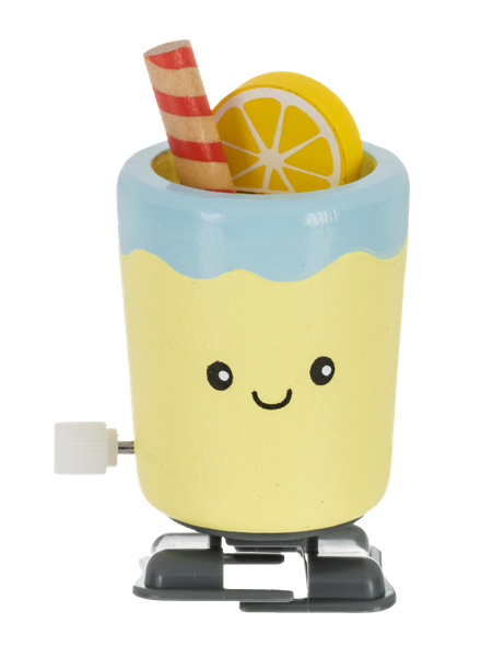Wooden Wind-Up Walking Cup