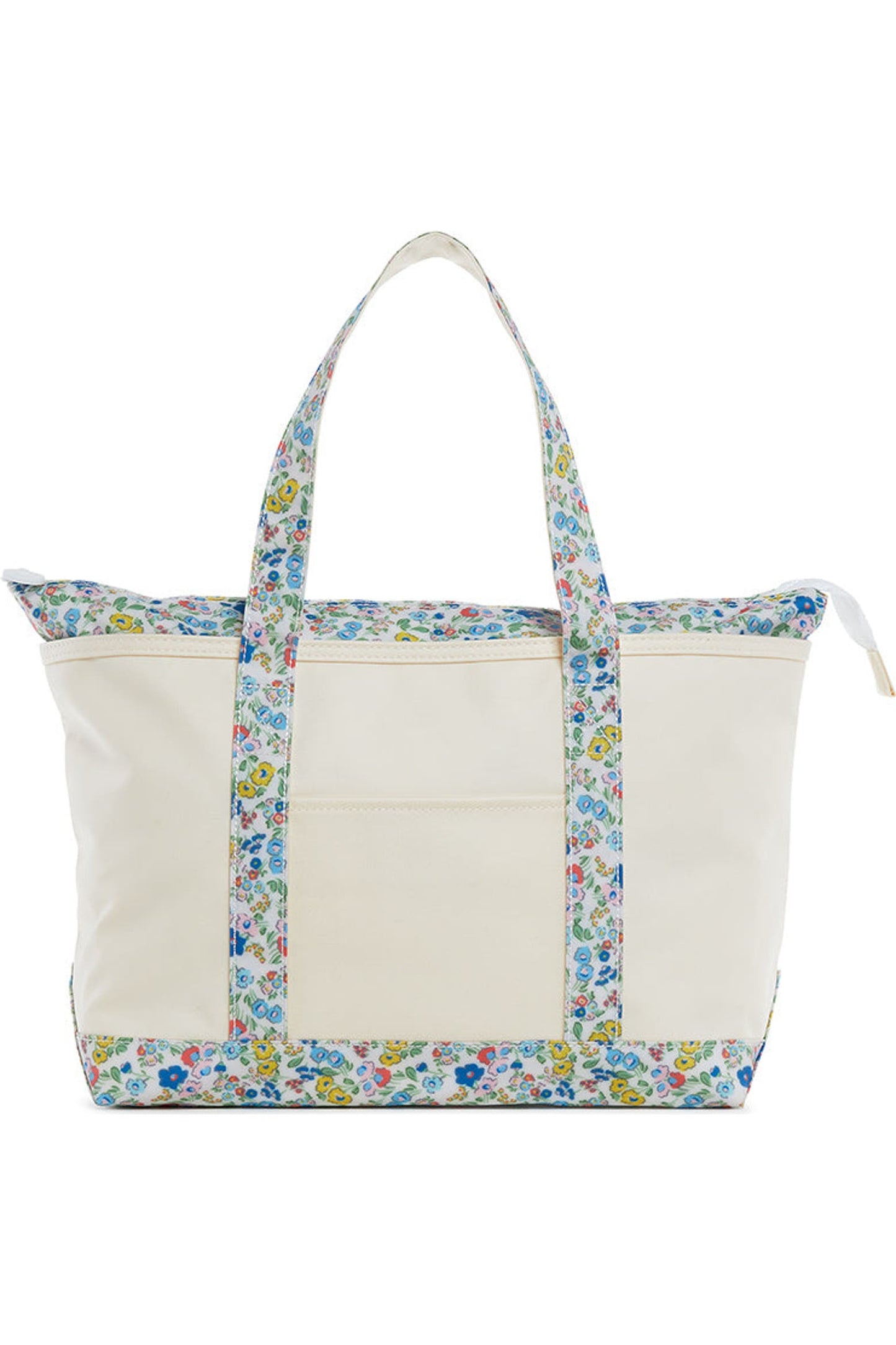 Medium Tote - Coated Canvas with Posie Trim