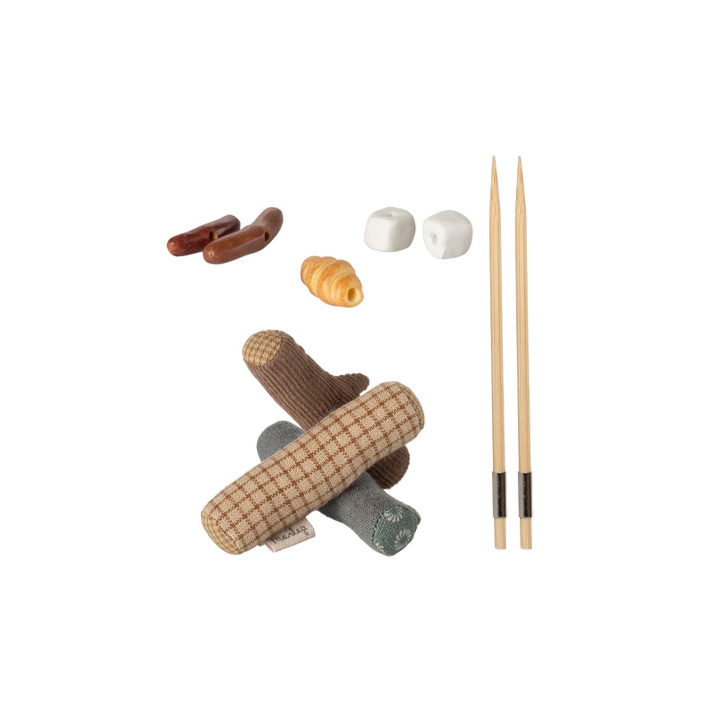 Maileg Bonfire Set Mouse — Miniature Outdoor Accessory & Gift
