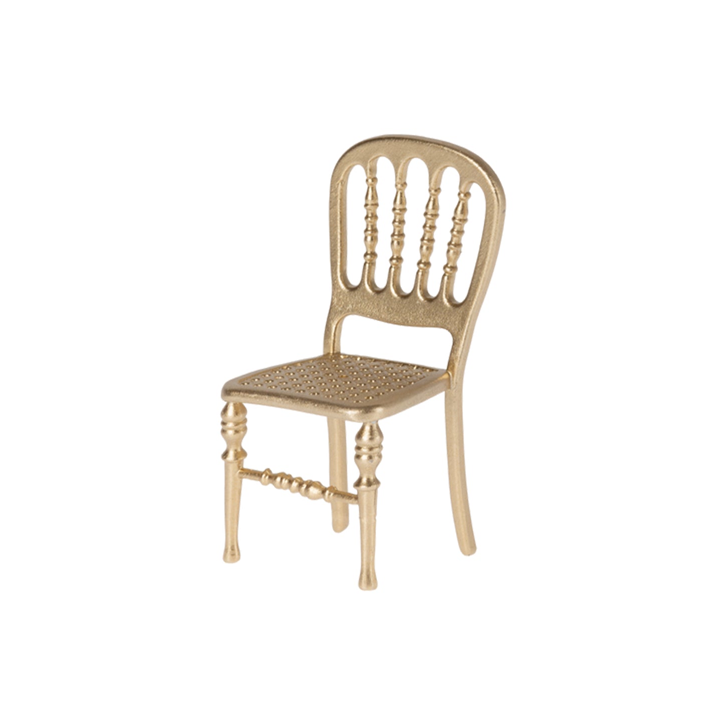 Maileg Chair Mouse in Gold — Miniature Dollhouse Furniture