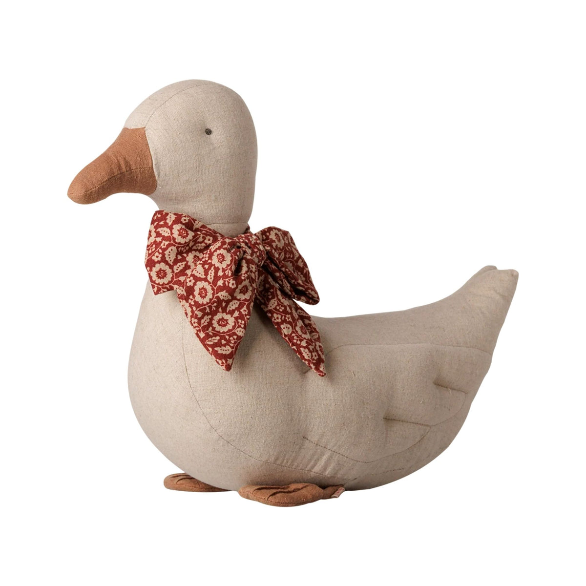 Maileg Duck with Bow | Sand