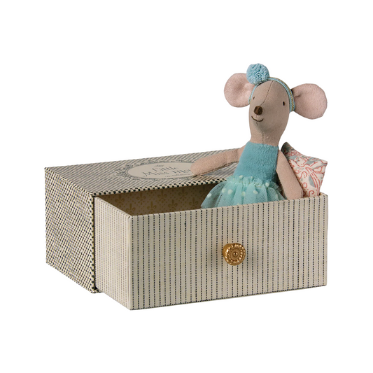 Maileg Little Sister Dance Mouse in Daybed — Collectible & Gift for Girls