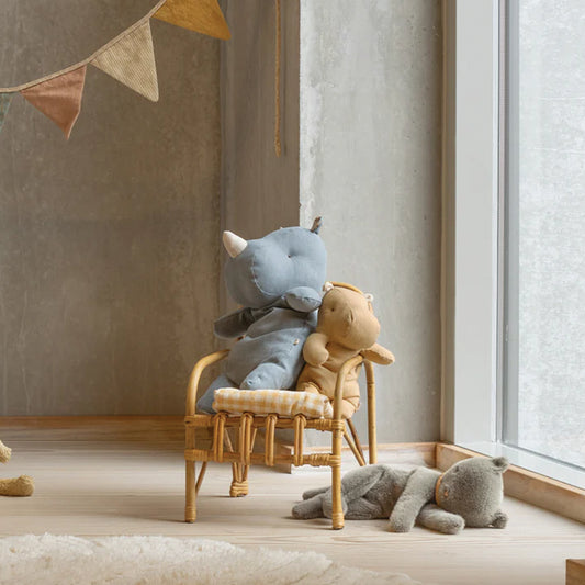 Maileg Small Hippo Safari Friend — Collectible Stuffed Animal
