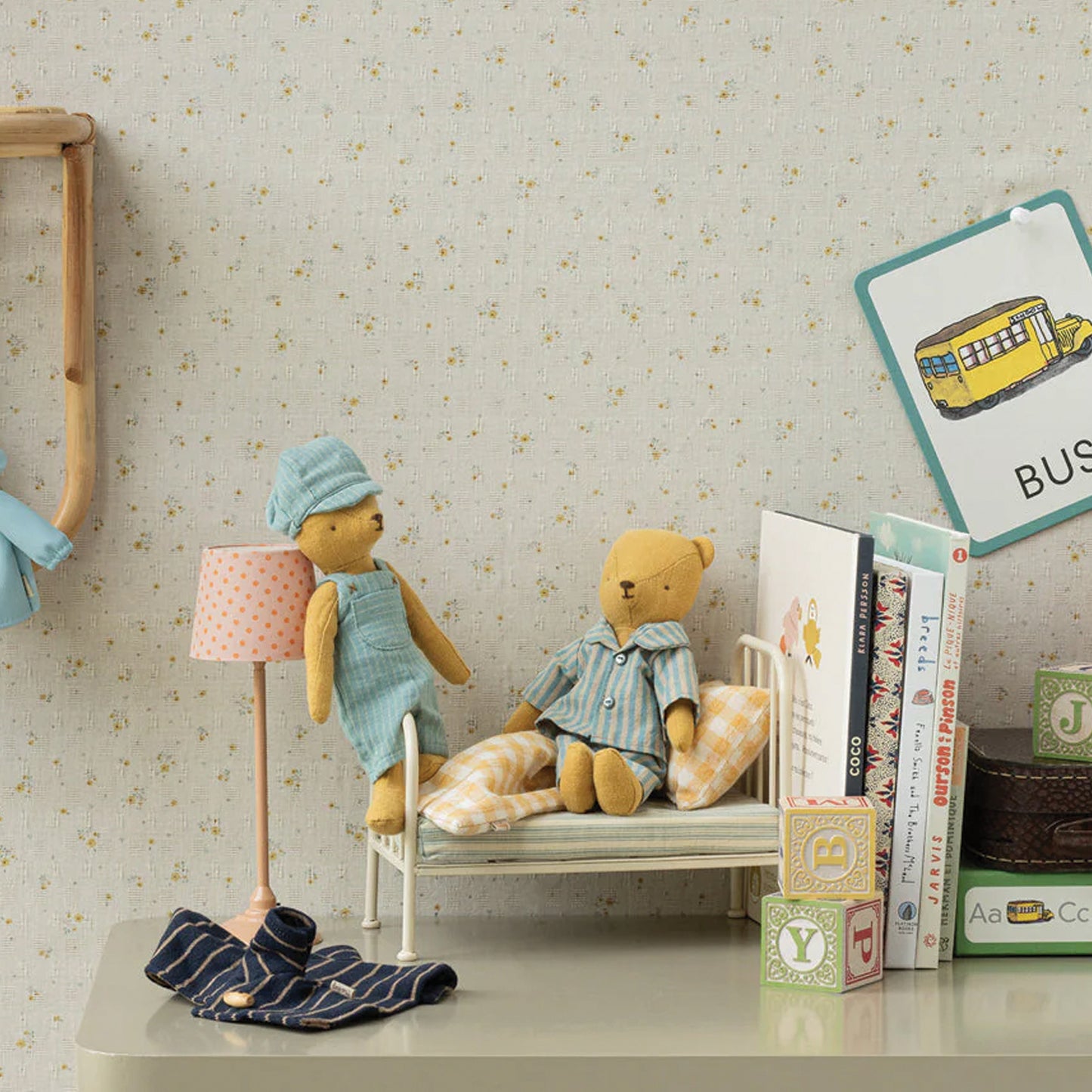 Maileg Vintage Bed Teddy Junior — Heirloom Toy & Gift