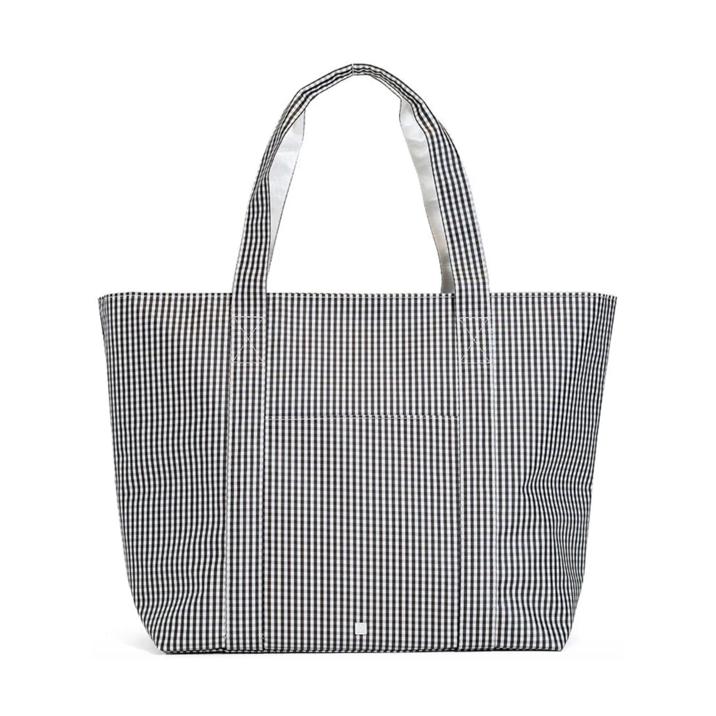 TRVL Jumbo Tote | XL Tote in Gingham Black