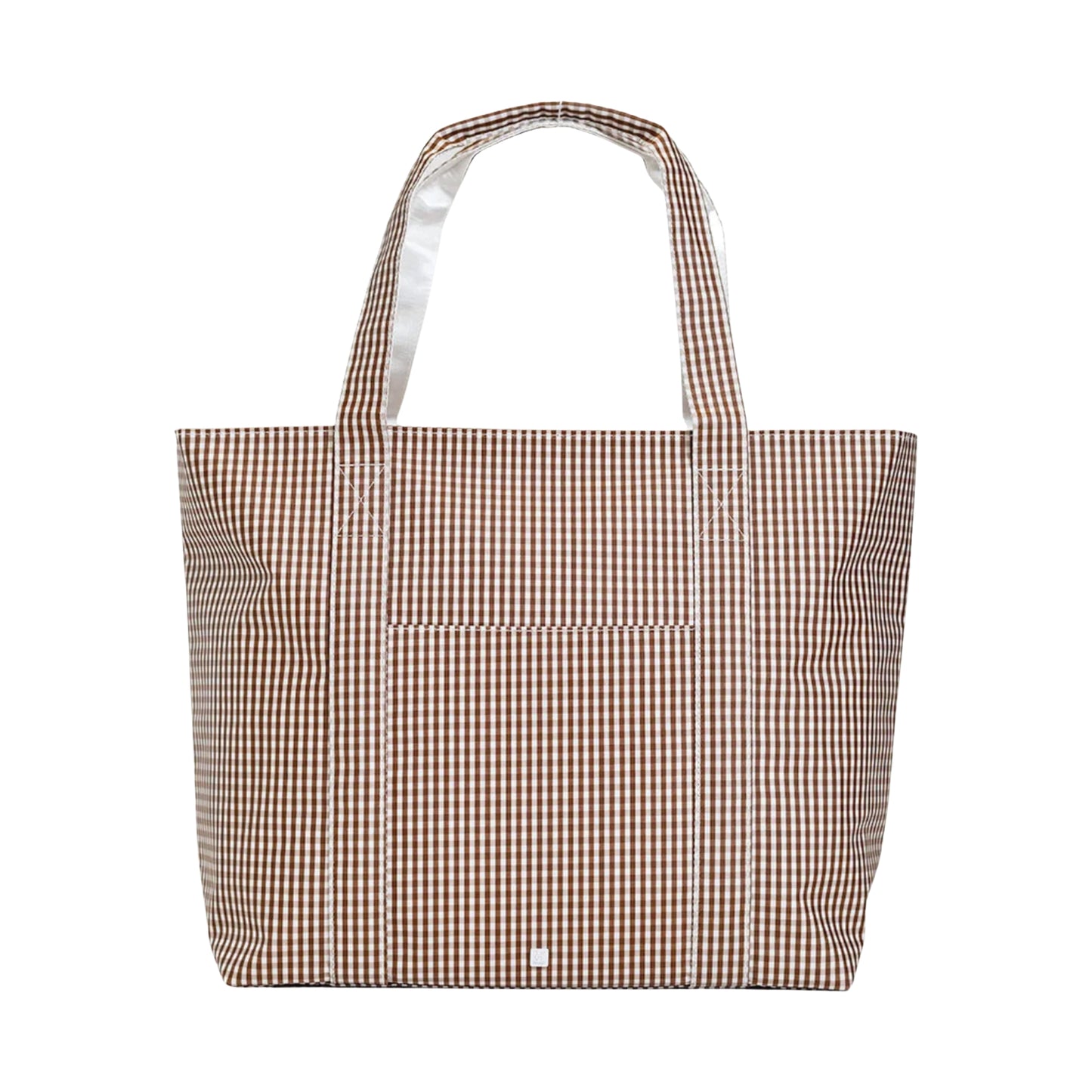 TRVL Jumbo Tote | XL Tote in Gingham Coco