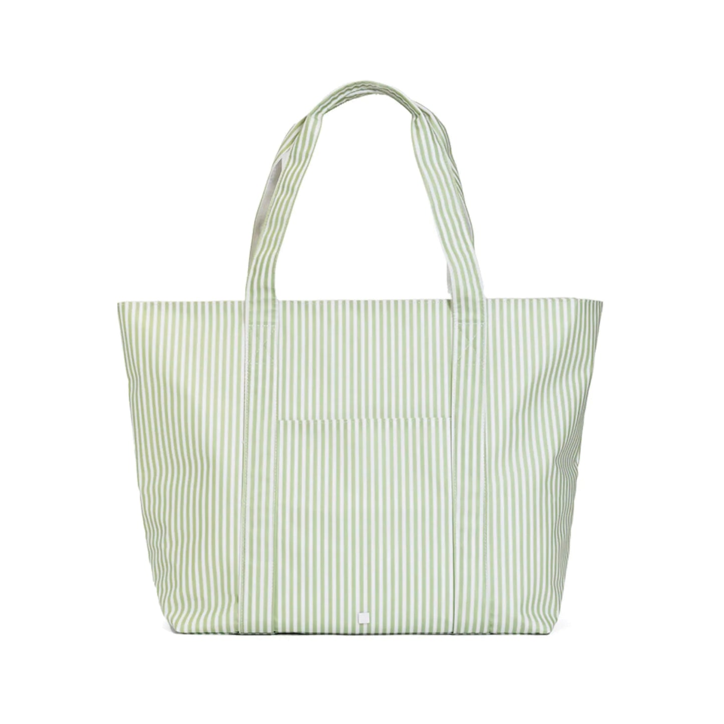 TRVL Jumbo Tote | XL Tote in Pimlico Stripe Sage