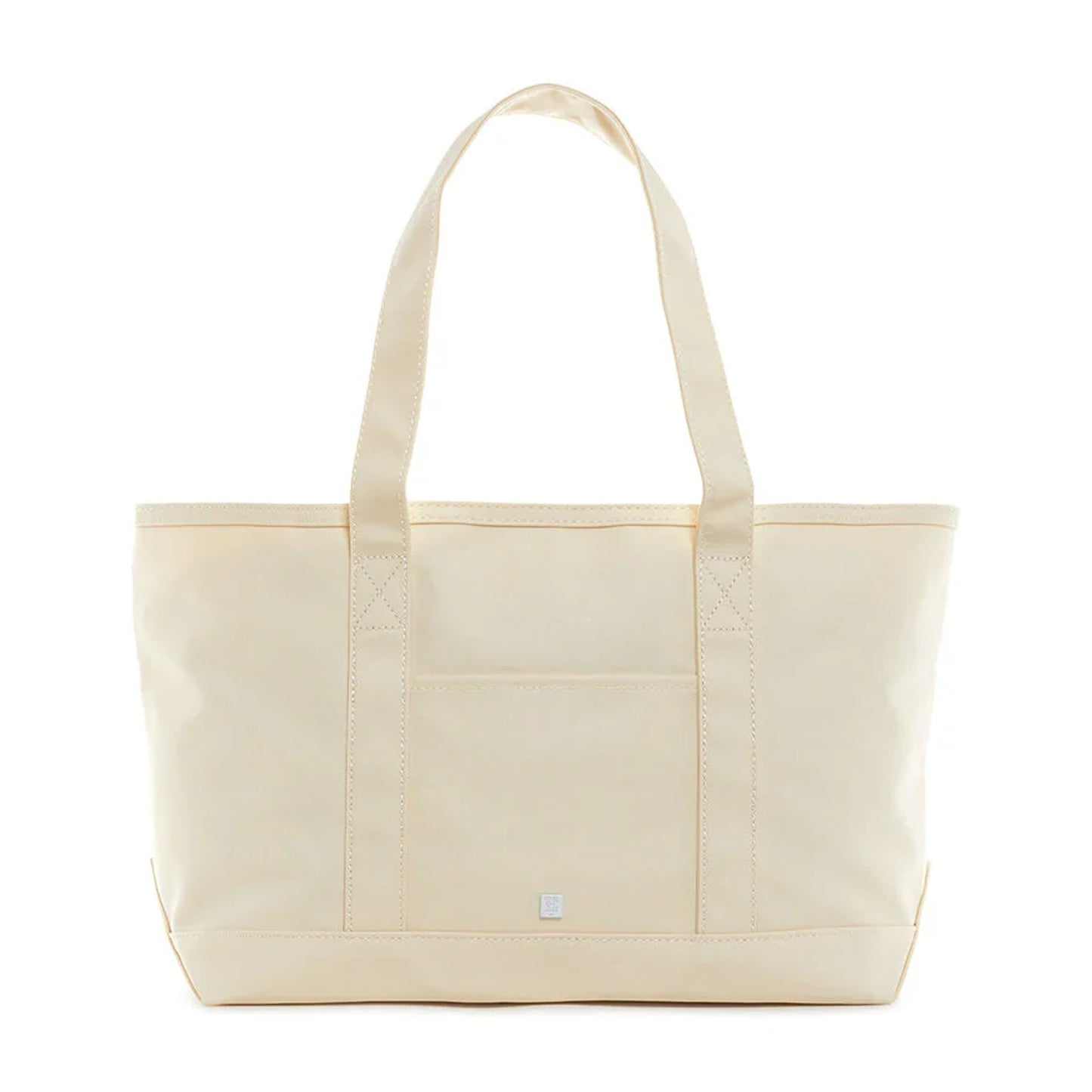 TRVL Medium Tote | Coated Canvas Natural