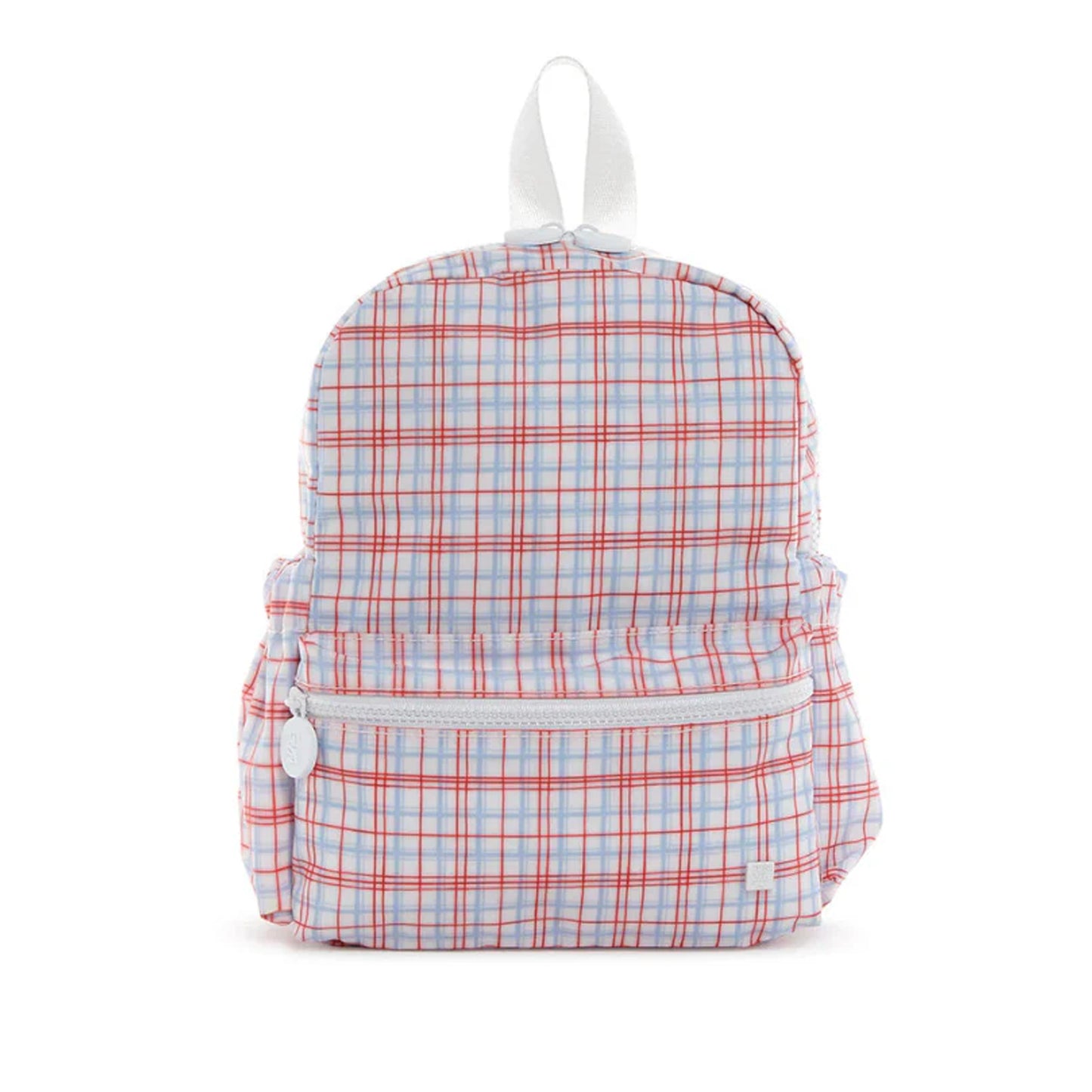 TRVL Mini Backer Kids Backpack | Classic Plaid Red