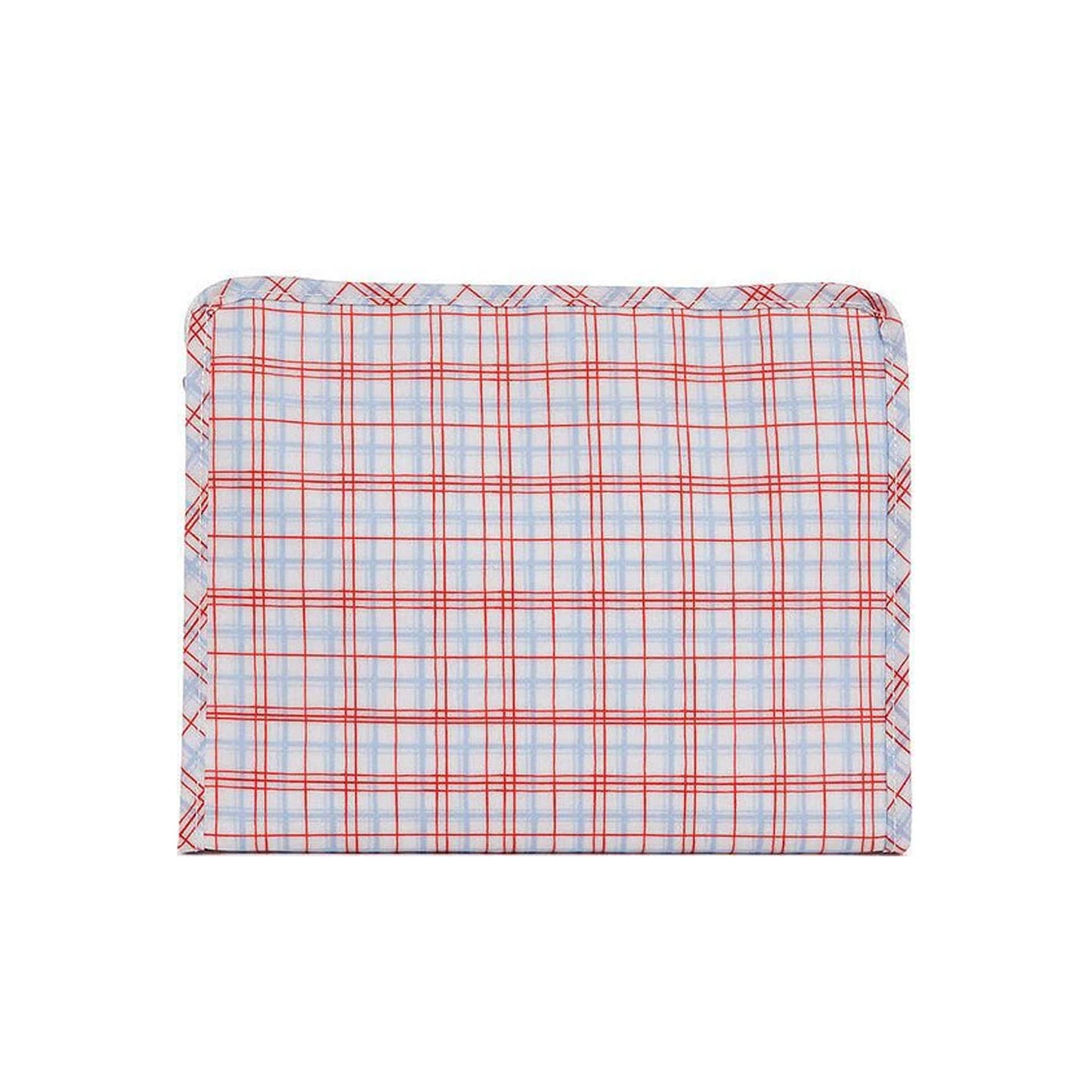 TRVL Roadie Large Zip Pouch | Classic Plaid Red