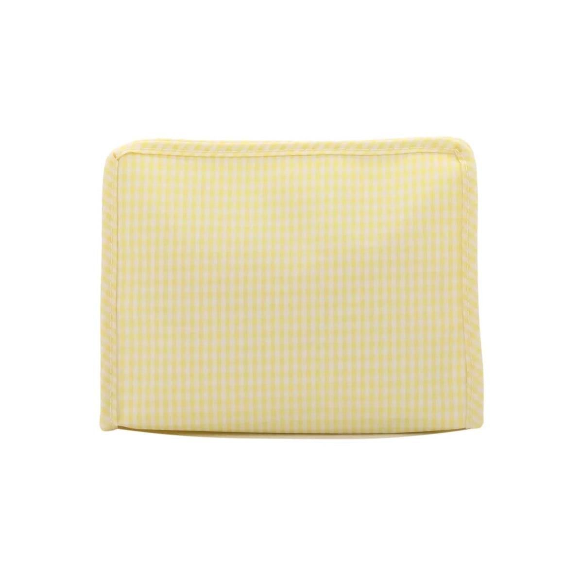 TRVL Roadie Medium Zip Pouch | Gingham Buttercup
