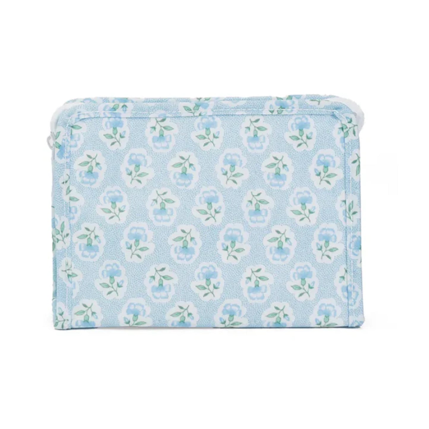 TRVL Roadie Medium Zip Pouch | Petite Fleur Blue