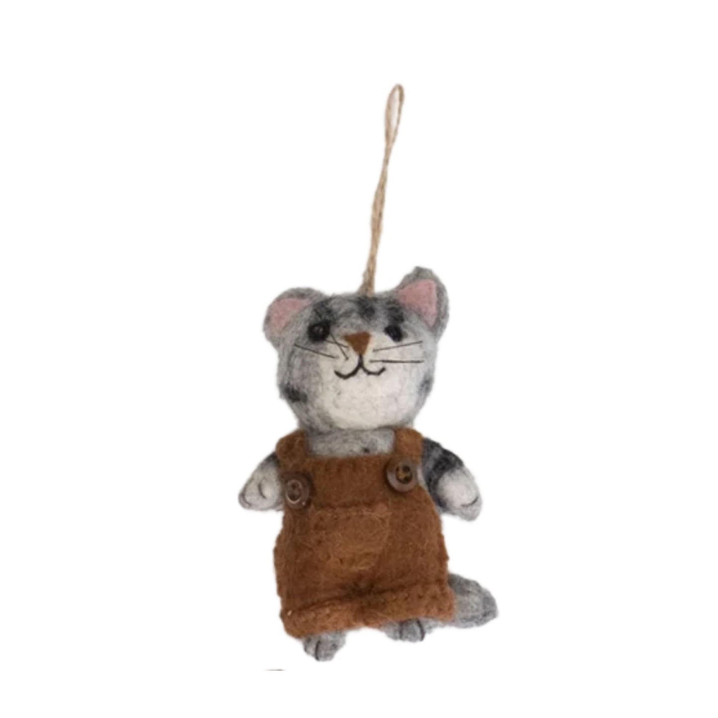 Winding Road Anime Kitten Felt Ornaments