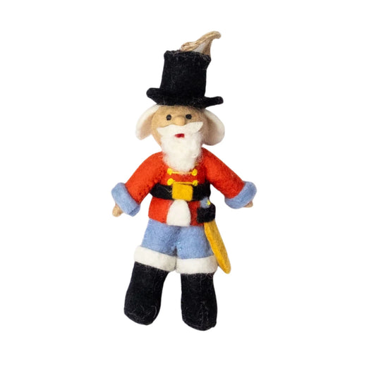 Winding Road Felt Nutcracker Ornaments