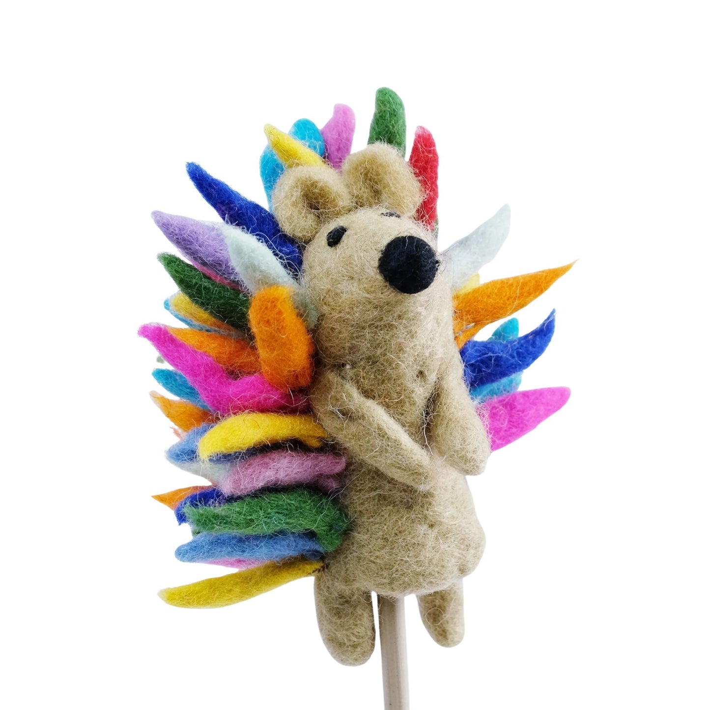 Winding Road Rainbow Hedgehog Finger Puppet
