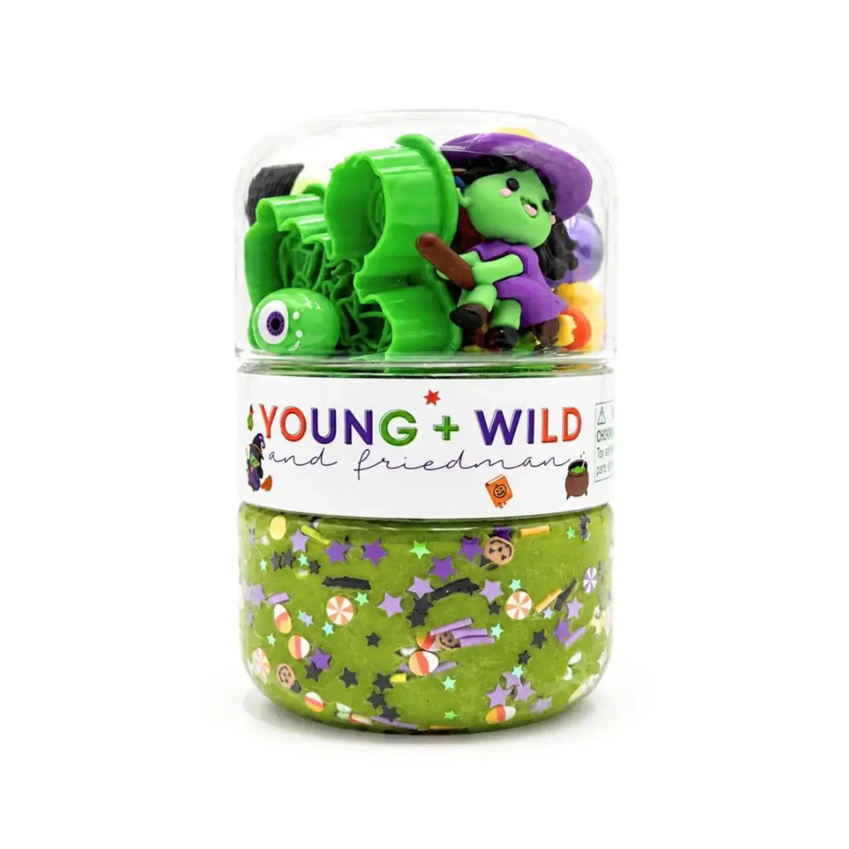 Young, Wild, & Friedman Grab & Go Dough Jar – Witch