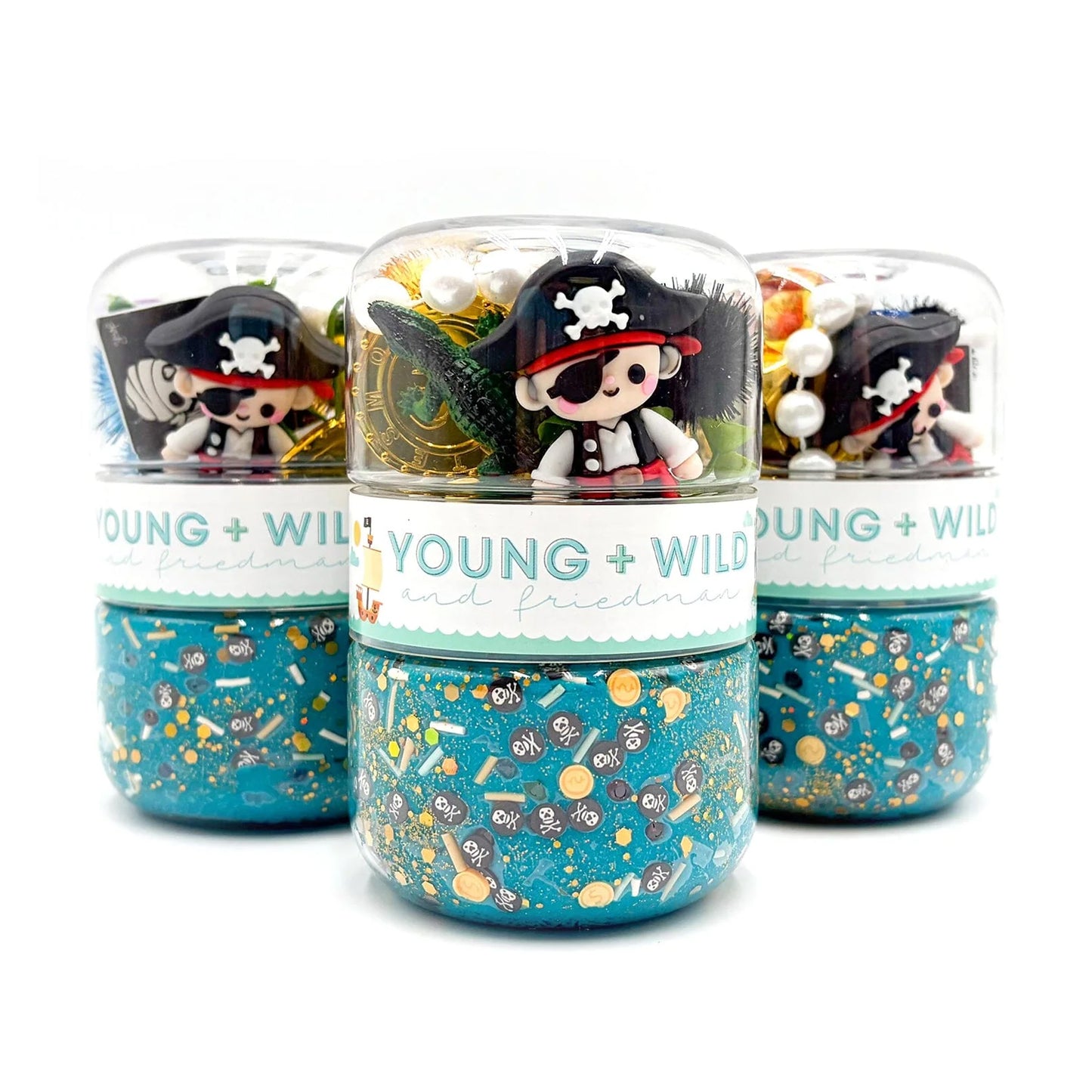 Young, Wild, & Friedman Grab & Go Dough Jar – Pirate