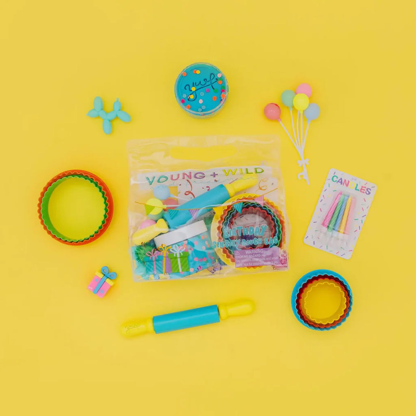 Young, Wild, & Friedman Sensory Dough Bag – Birthday