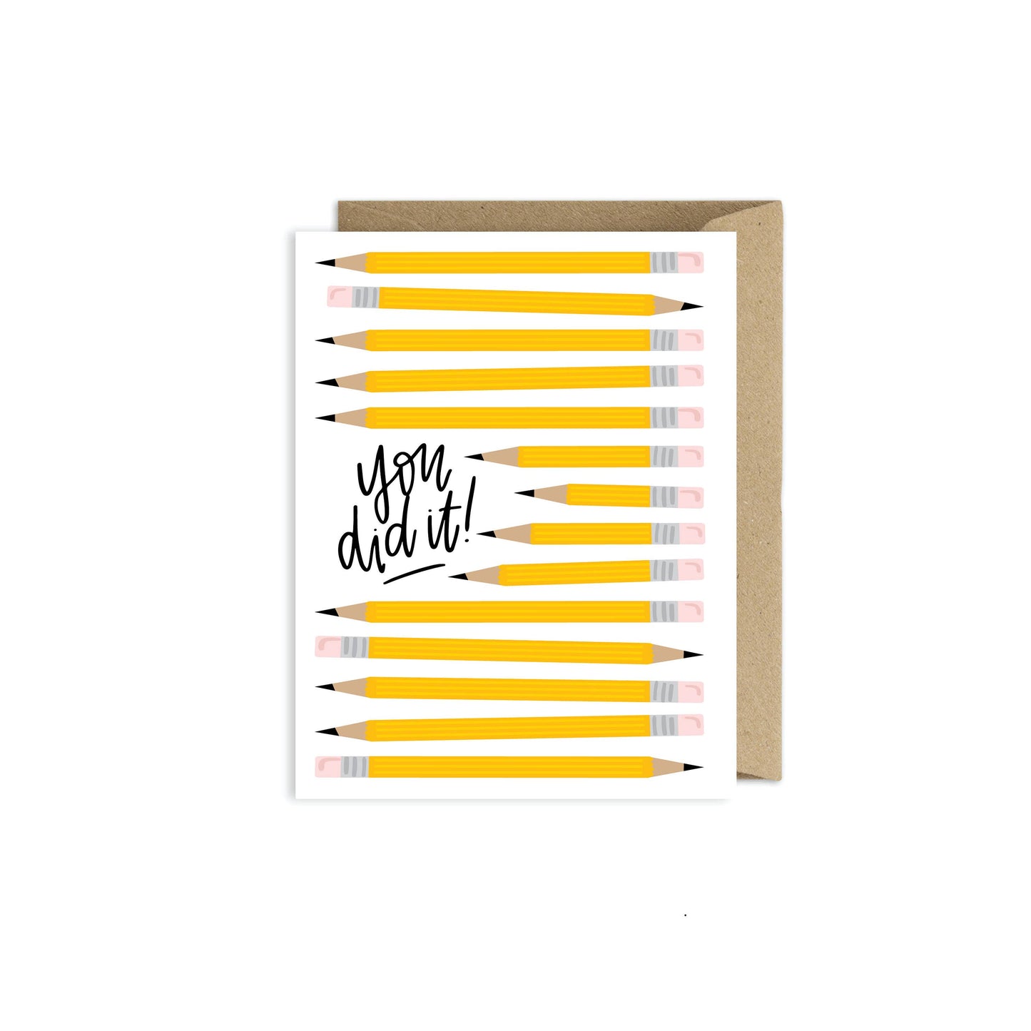 You Did It - Congratulations Graduation School Greeting Card