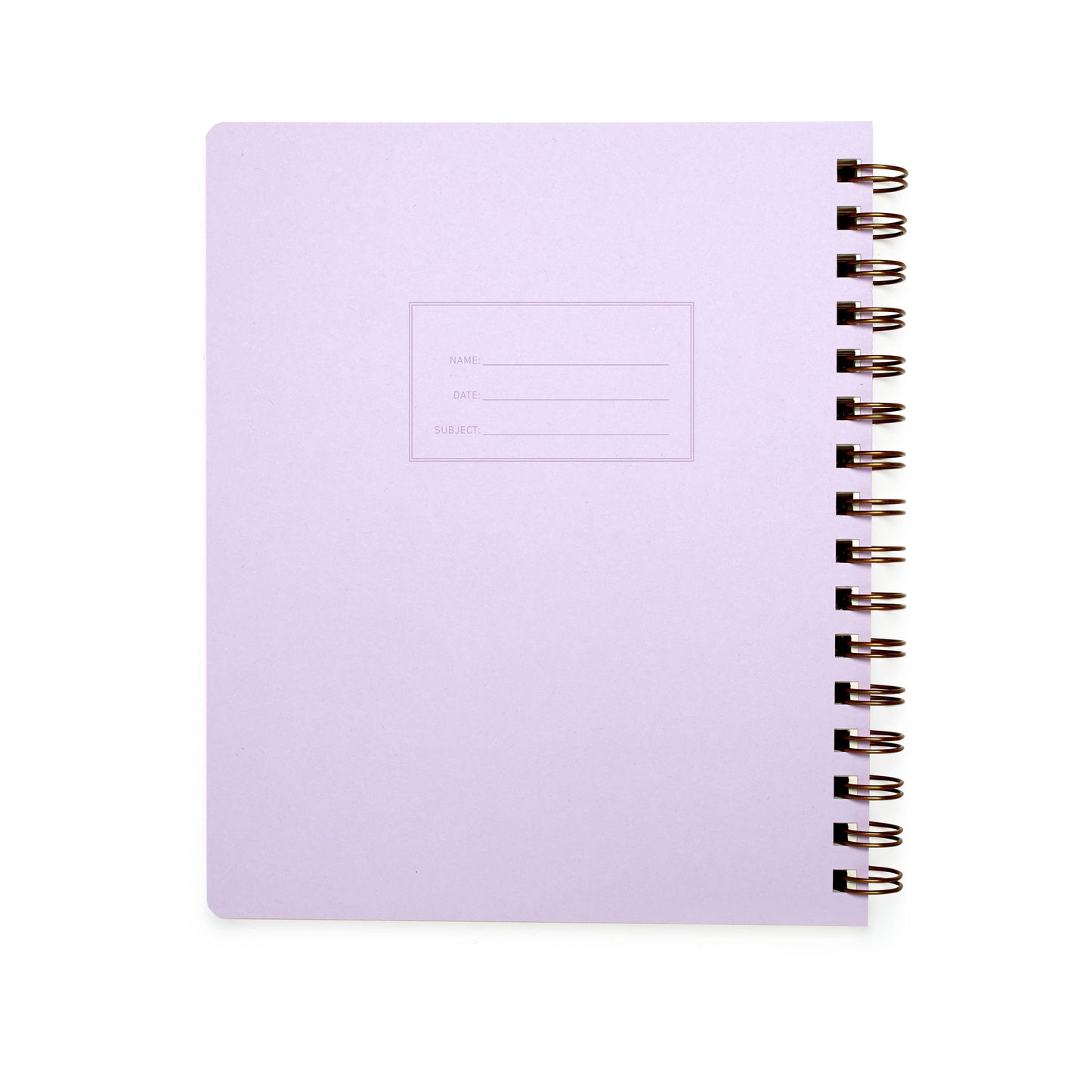 Lefty Standard Notebook - Solid Color Cover: Lilac