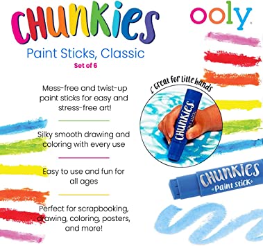 OOLY Chunkies Paint Sticks