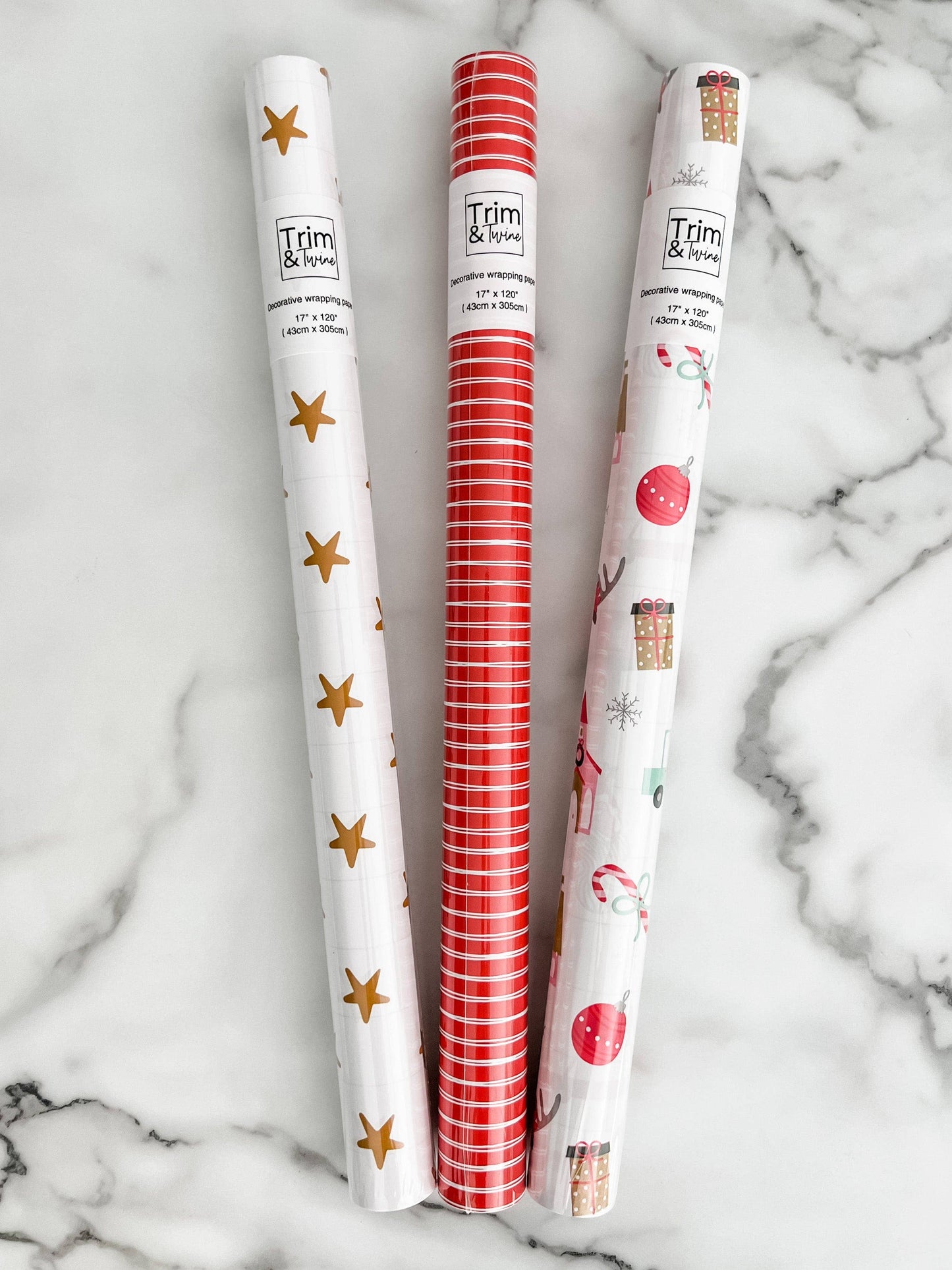 Jolly Set - 3 Rolls of Wrapping Paper