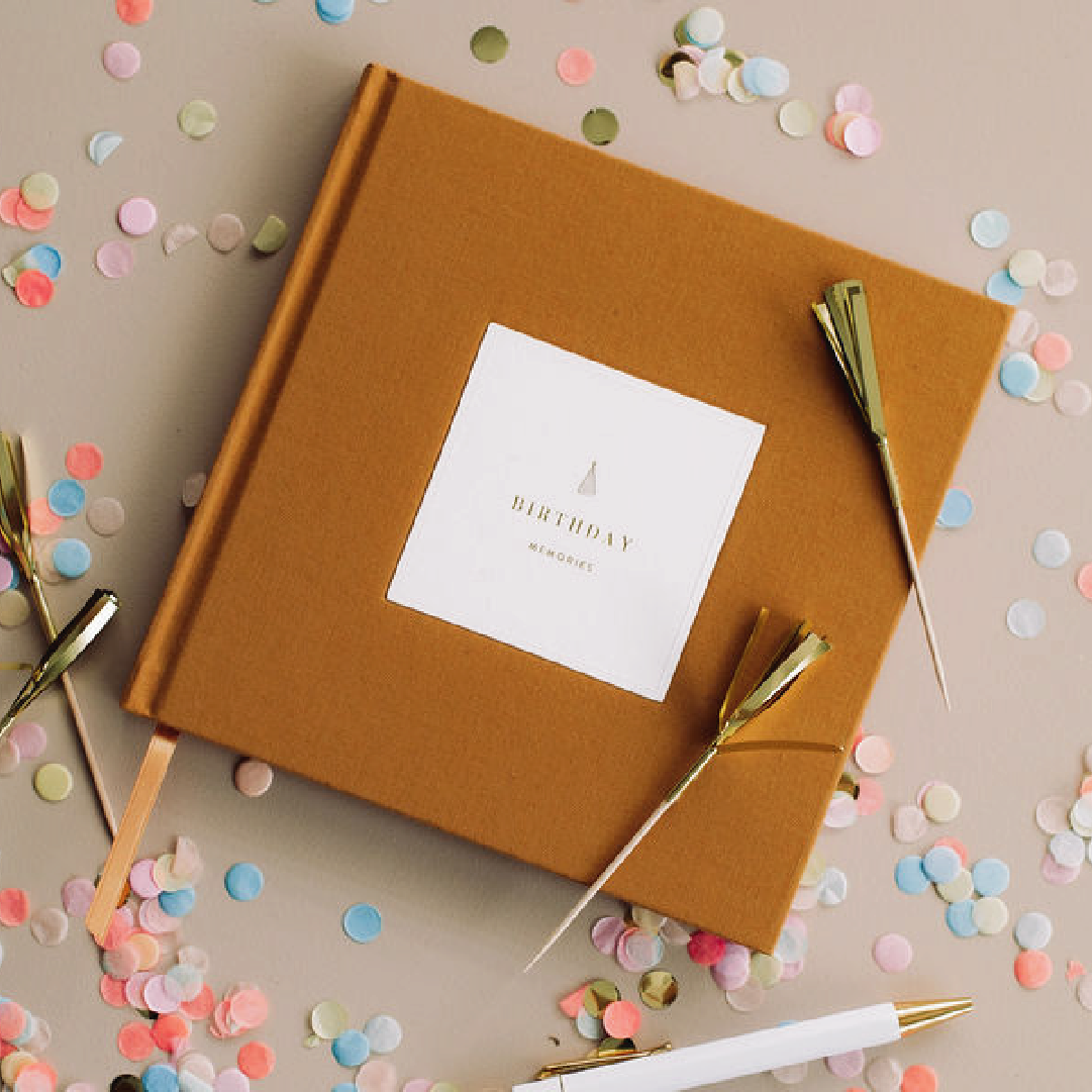 Birthday Memories Journal - Amber