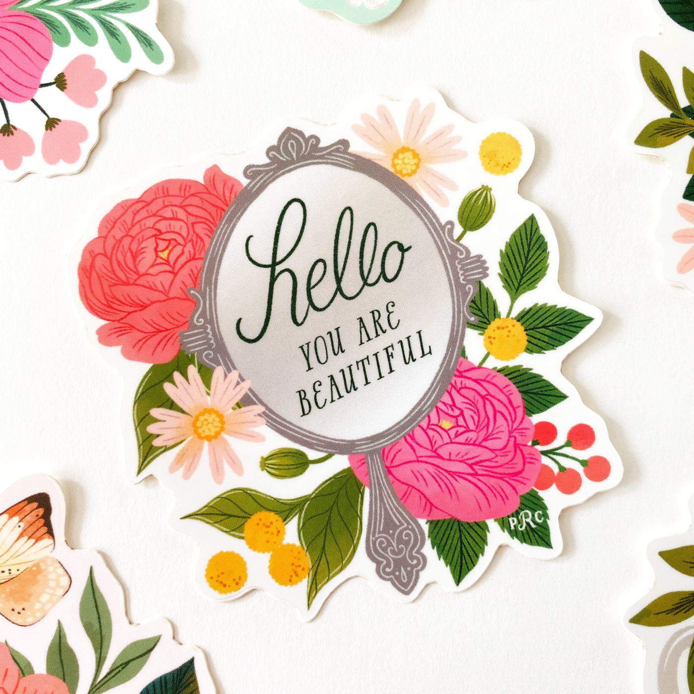 Hello Beautiful Sticker